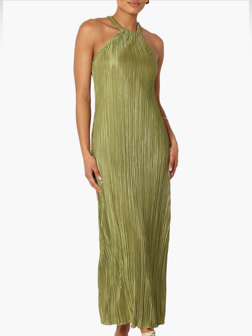 Petal & Pup Melody Plissé Maxi Dress